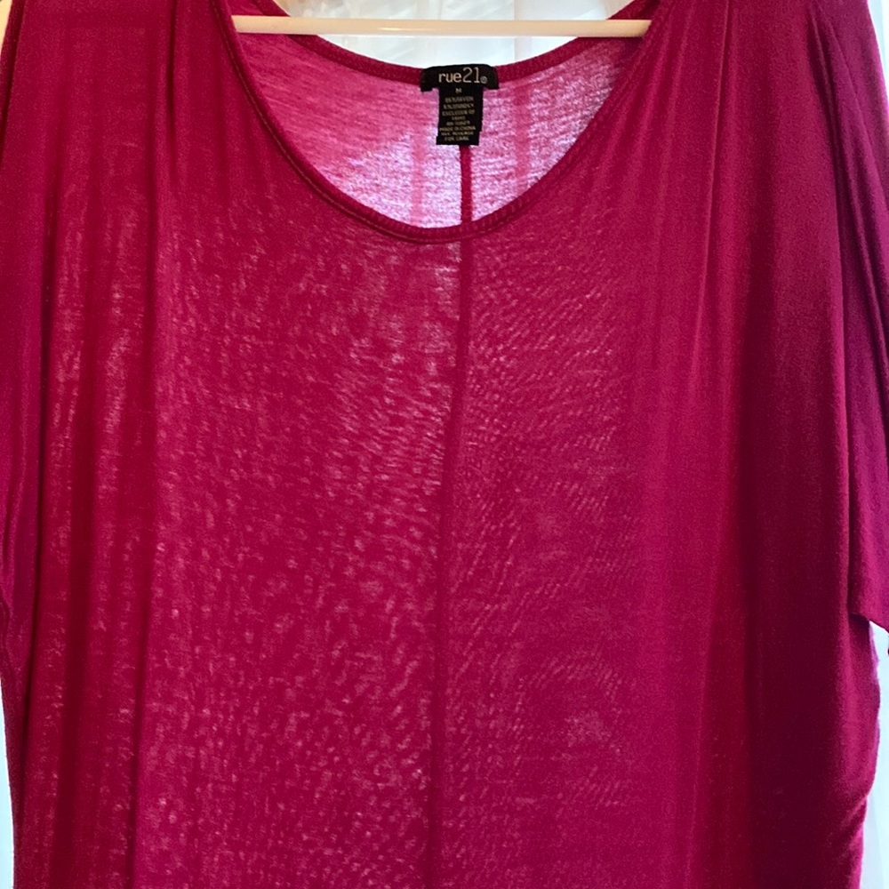 Magenta. Purple. Pink top
